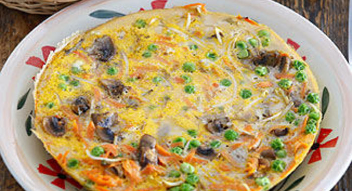 Паровой омлет в мультиварке