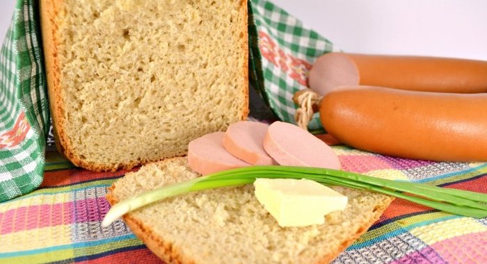 Овсяный хлеб на смальце в хлебопечке