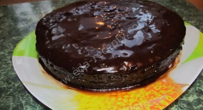 Торт шоколадный в мультиварке