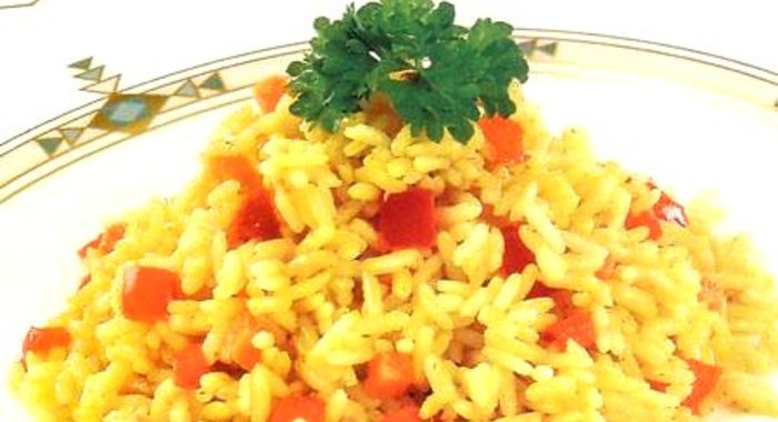 Ризотто с красным перцем