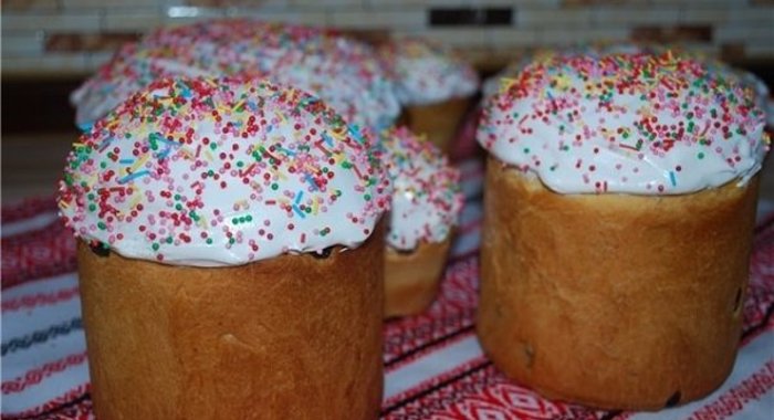 Пасхальный кулич без дрожжей