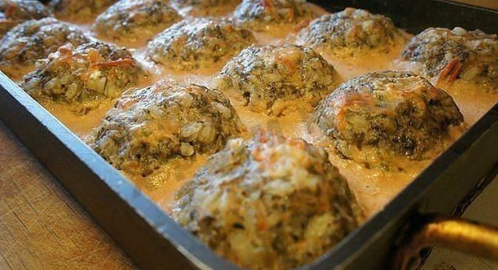 Тефтели с грибами запеченные в духовке