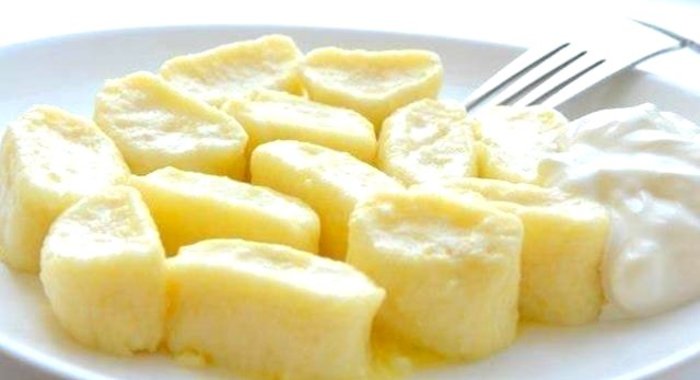 Ленивые вареники с картофелем