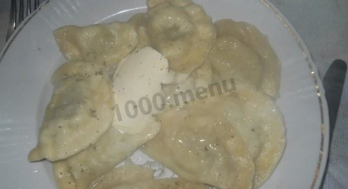 Вареники с картошкой и печенкой