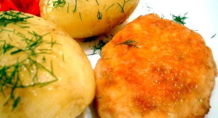 Лососевые котлеты