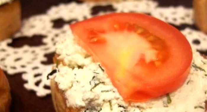 Бутерброды с творогом