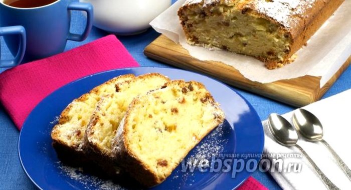 Кекс лимонно-творожный