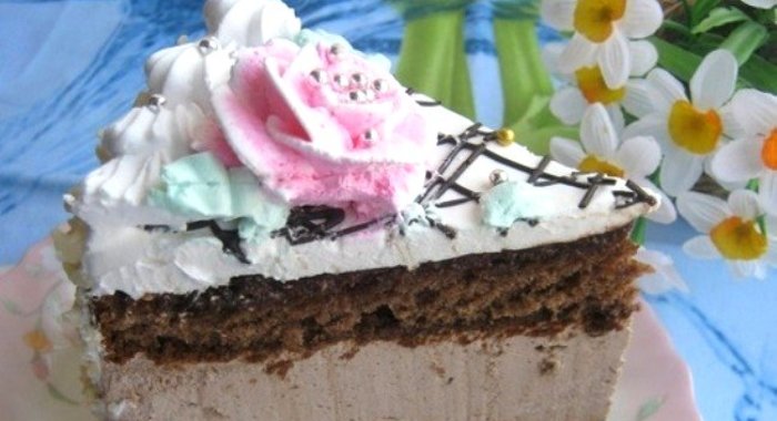 Шоколадный мусс для торта