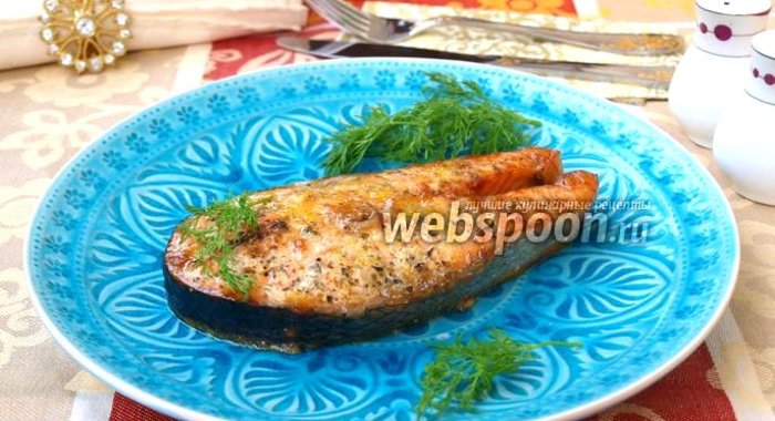 Стейки сёмги в соевой глазури