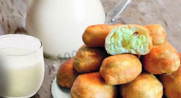 Воздушные пирожки на сковороде