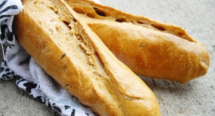 Багеты с зеленью