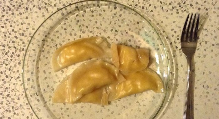 Вареники с бананами