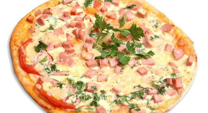 Пицца с докторской колбасой