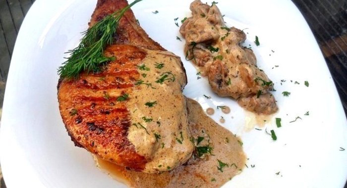 Стейк из корейки