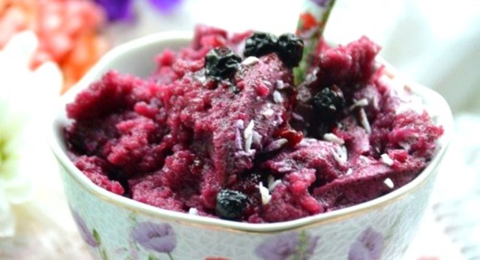 Мусс из черники