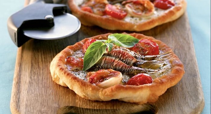 Пицца фритта наполитана с креветками