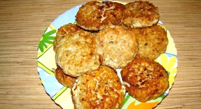 Котлеты из краснопёрки