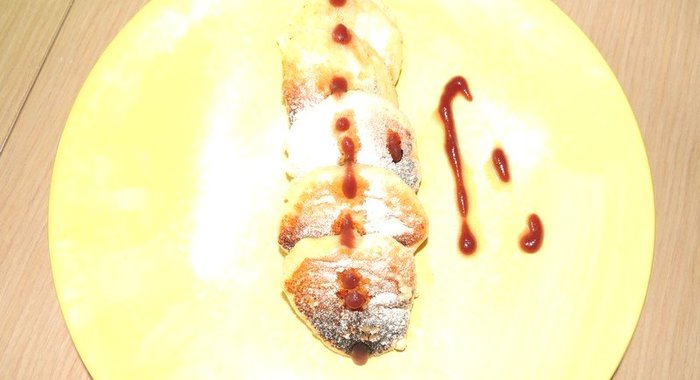 Творожные оладьи с ванилином