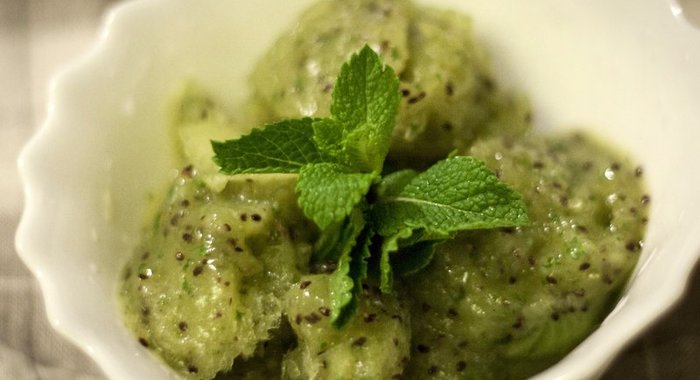 Мороженое из киви