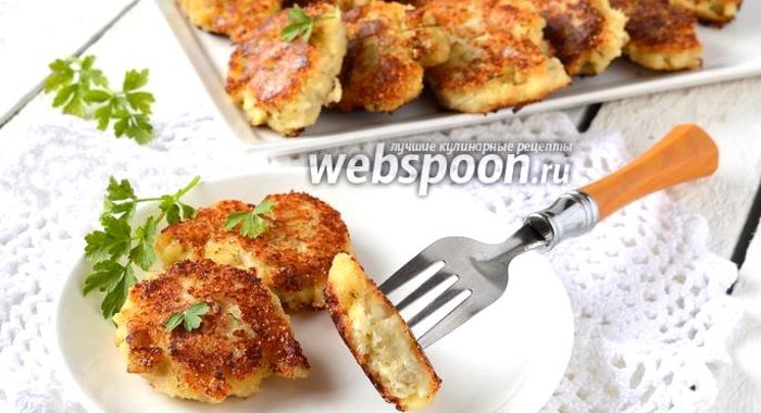 Рыбные котлеты с творогом