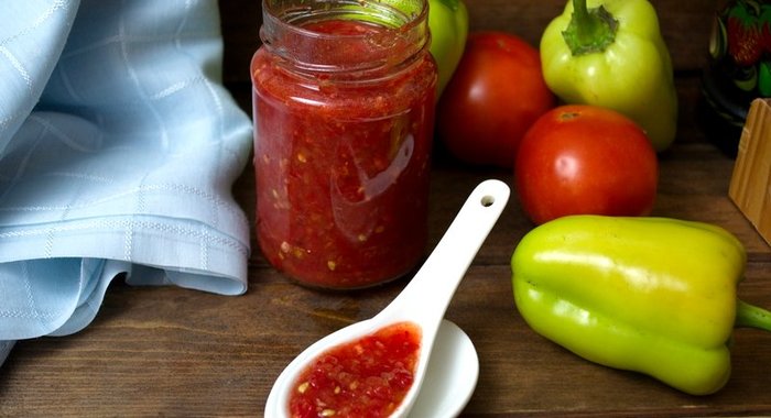 Аджика сладкая на зиму