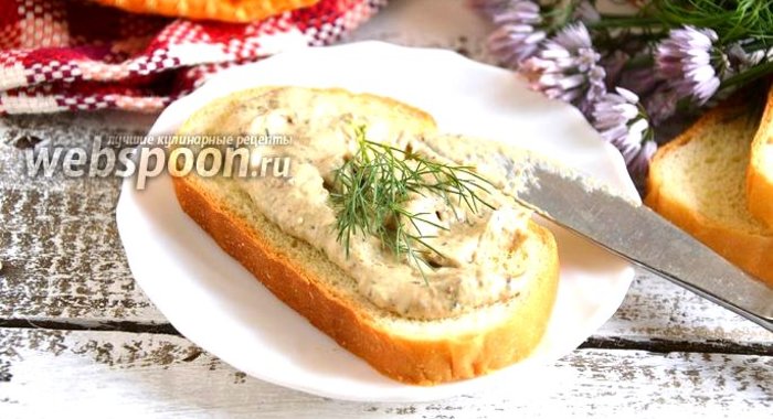 Паштет из шпрот и плавленного сыра