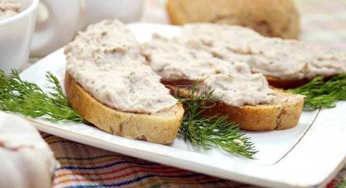 Паштет из белой фасоли