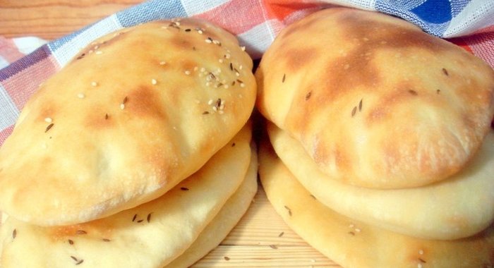 Индийские хлебные лепёшки Наан