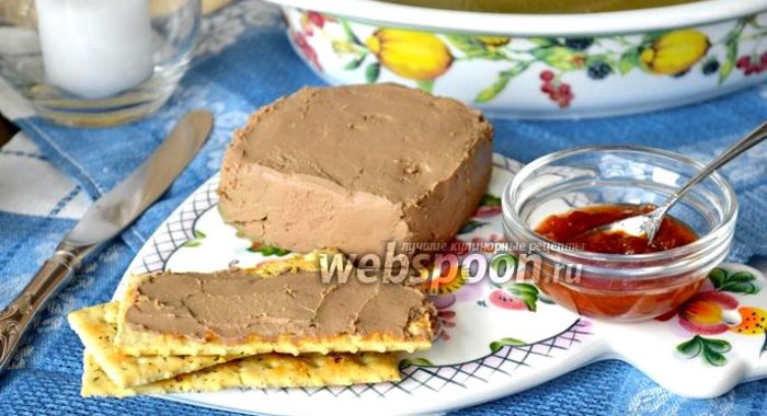 Паштет из куриной печени с каштанами