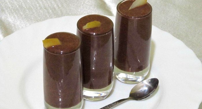 Мусс манный шоколадный