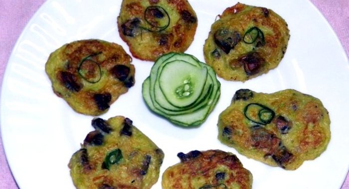 Оладьи из патиссона