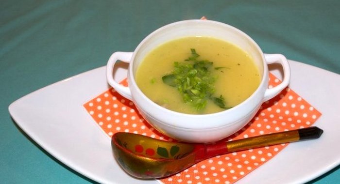 Суп-пюре картофельный с курицей