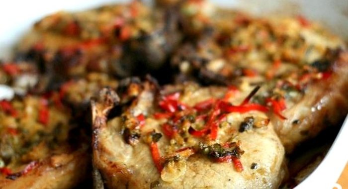 Свиные отбивные в сумасшедшем маринаде