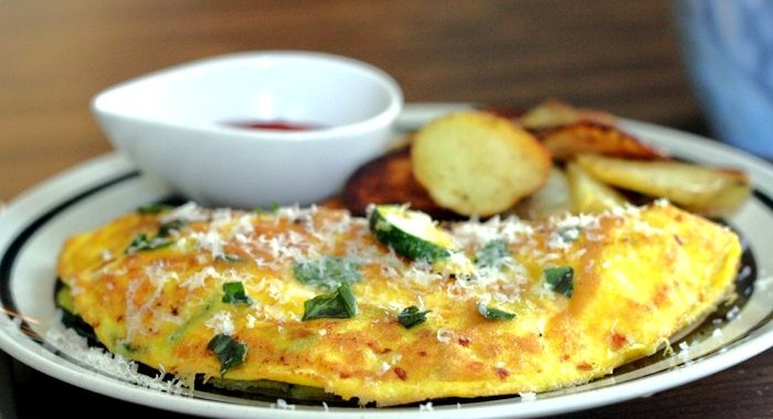 Омлет с цукини