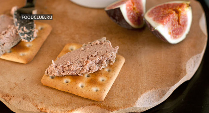 Нежирный паштет из куриной печени