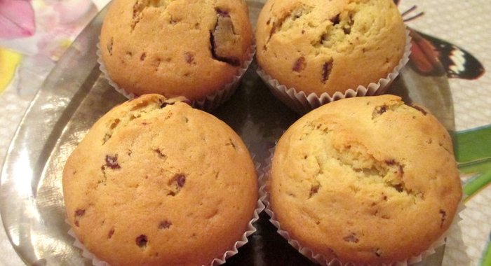 Кексы с шоколадной крошкой