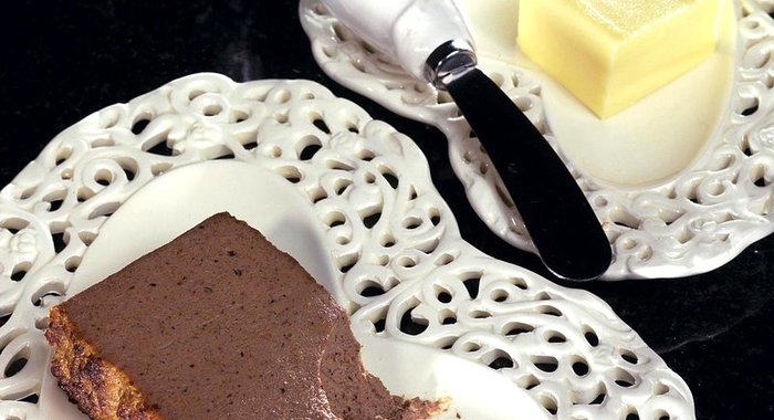 Паштет из говяжьей печени с коньяком