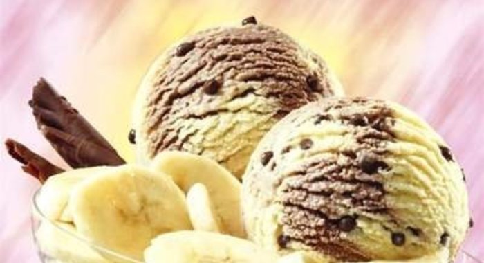 Мороженое из банана и молока