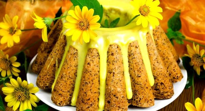 Маковый кекс на белках