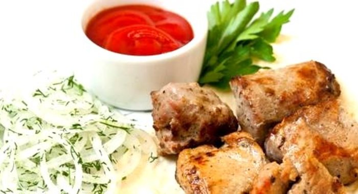 Шашлык из свинины в аэрогриле