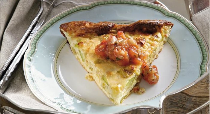 Запеканка с кабачками