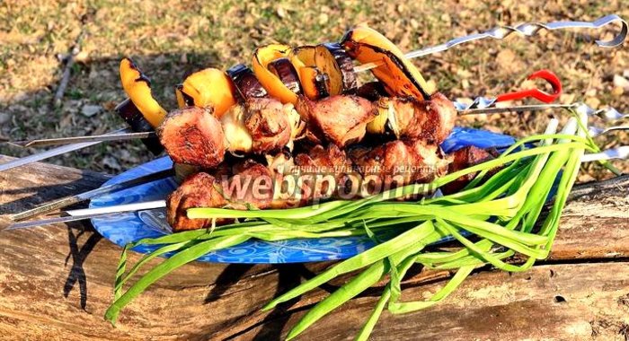 Шашлык из свинины классический на уксусе