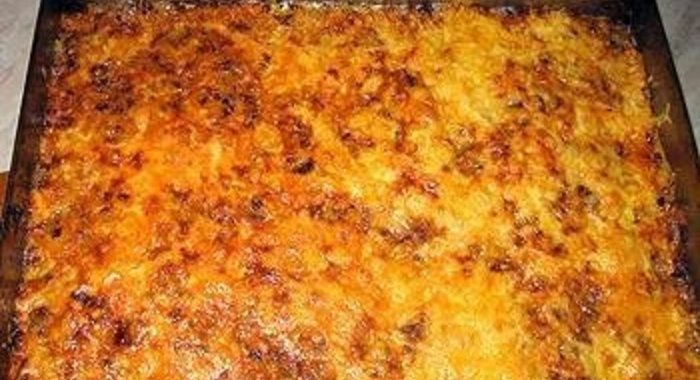 Мясная запеканка