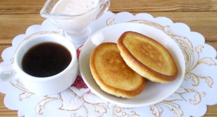 Оладьи на кефире с яйцами