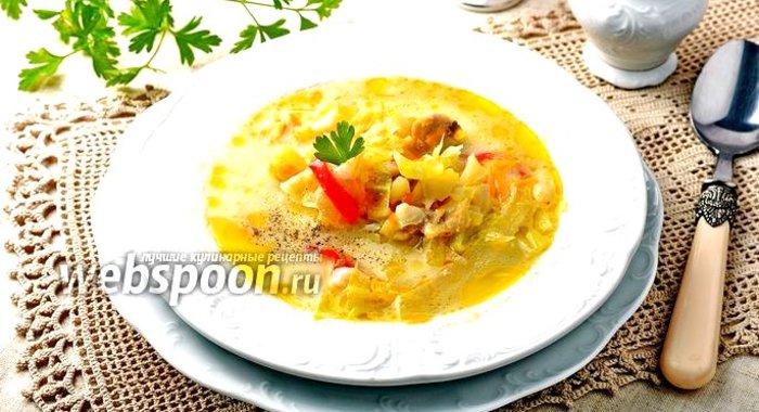 Щи молочные