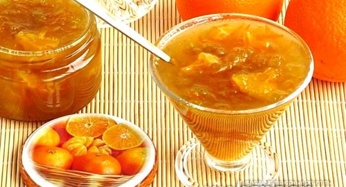 Варенье из ревеня с апельсинами