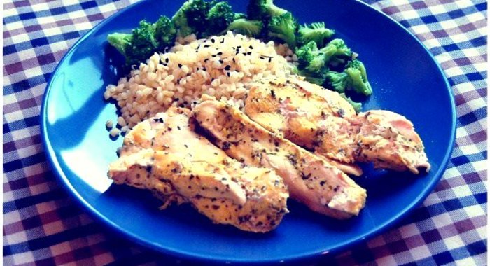 Куриное филе в апельсиновом маринаде