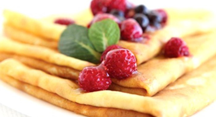 Блины с топленым маслом