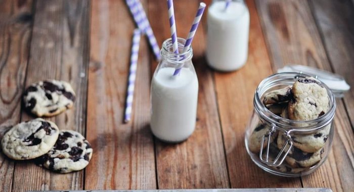 Печенье с шоколадом.