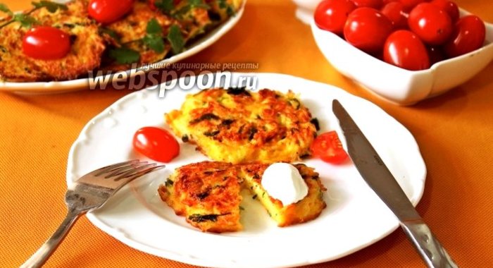 Оладьи из риса с кинзой